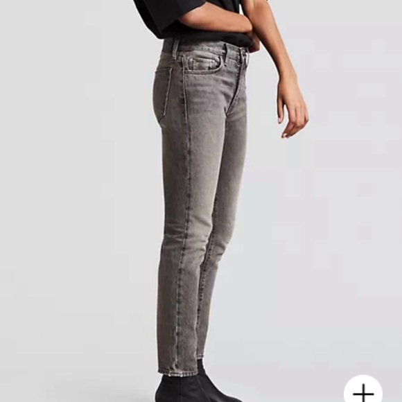 Levi- Twig High Slim Grey Wash Pants - Picture 1 of 6